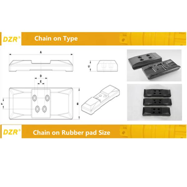 Части подъезда мини-экскаваторов и строительных машин Резиновая штанга
