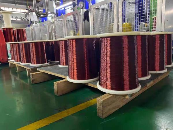 0.16mm 0.18mm Rectangular Flat Round Enamelled Copper  Wire