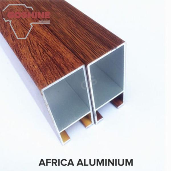Wood Finish extruded aluminum profiles Boiling Resistance And Alkali Resistance