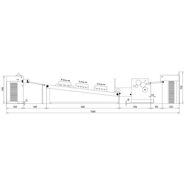 Лакировочная машина 1050mm 9000Sheets ламинатора пятна гофрированной бумаги УЛЬТРАФИОЛЕТОВАЯ в час
