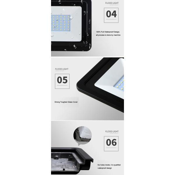 Большой ультра тонкий свет потока СИД, чернота АК 110в расквартировывая Слимлине прожектор СИД