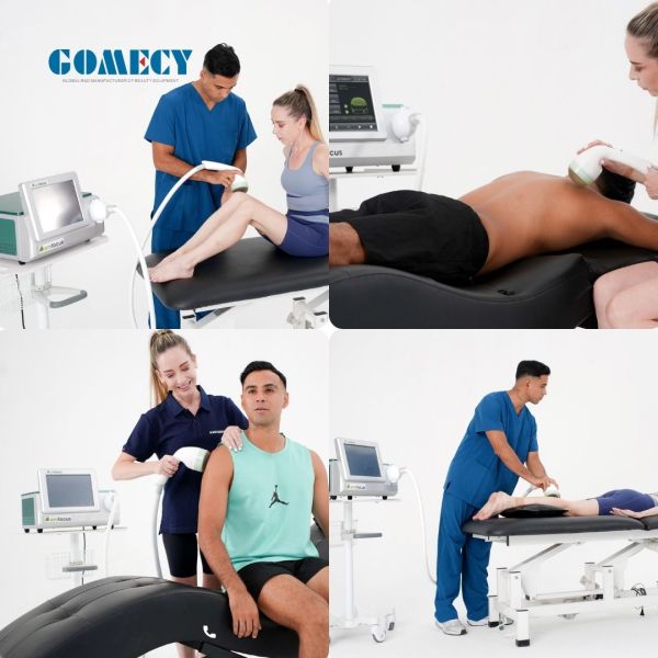 Emfocus Focused Shock Wave Therapy Machine Focused Shockwave Physiotherapy for Sports Rehabilitation Pain Relieves