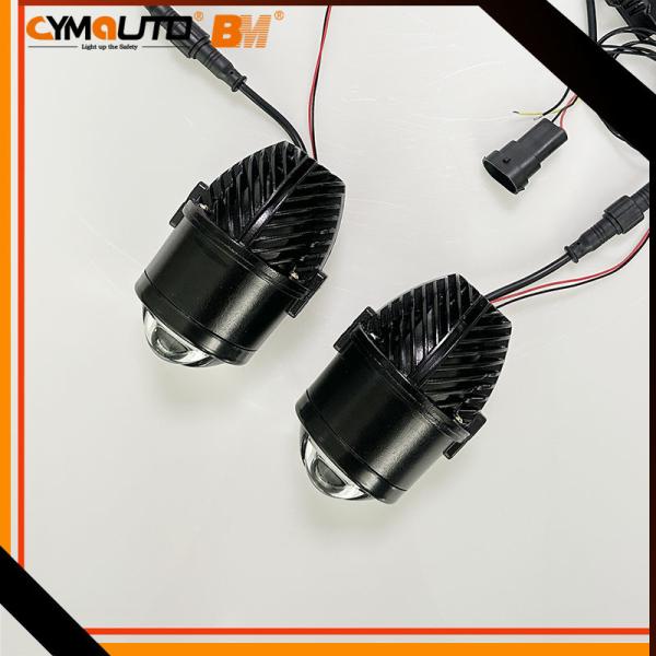 48W Bi LED туманная лампа Проектор объектив 3000K Hi Low Beam Fog Light Проектор для автомобиля