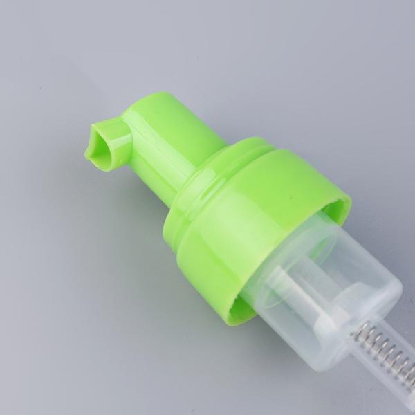 Sanitizer Soap Dispenser Plastic Foam Pump Green 28mm Hand