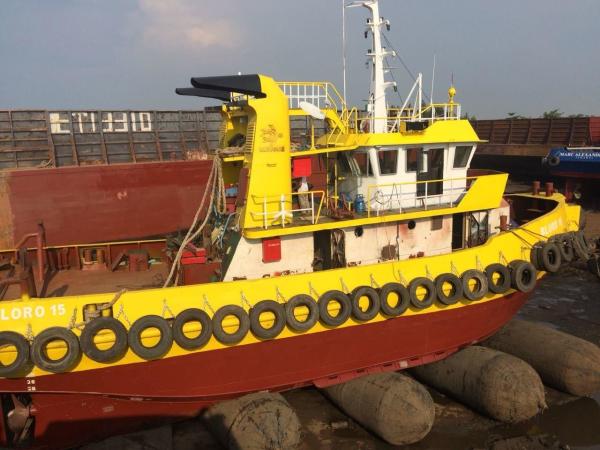 D15 L12m 8 Layers Ship Launching Marine Rubber Airbag Salvage Belt Marine Airbags