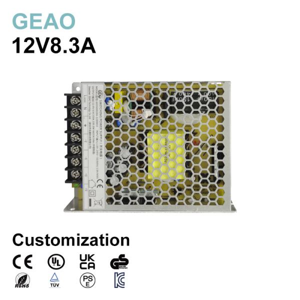 ODM 12V 8.3A Switched Mode Power Supply Circuit Supply Efficiency 85%