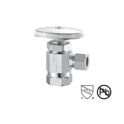 Chrome Plating Brass Angle Valve 1/ 2 Inch 150 PSI 100g 200°F Temperature