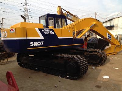 20 Tonne SK07 Used Kobelco Excavators Crawler 0.8cbm Bucket Capacity New Paint