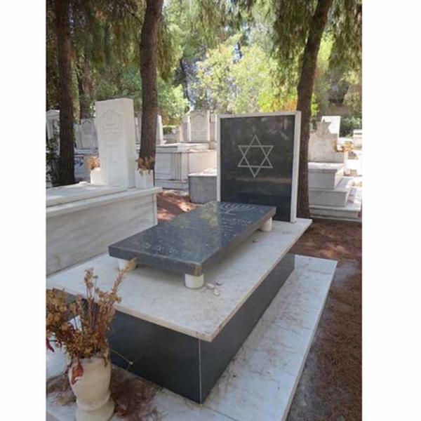 High Quality Modern Design Polished Black Granite Tombstone For Sale