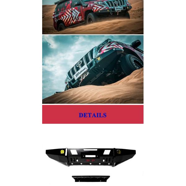 LC150-B10L-H110 Car Exterior Parts Steel Jeep Jl Steel Bumper Bull Bar