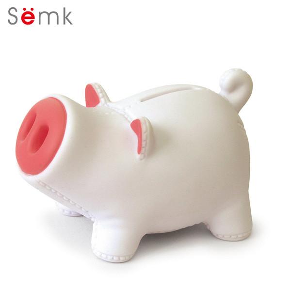 Custom Pink Piggy Bank Non Phthalate PVC Vinyl Material ISO BSCI Approved
