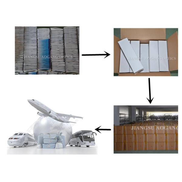 Semi Finished 1.59 Polycarbonate Flat Top Lenses Blanks Anti Glare