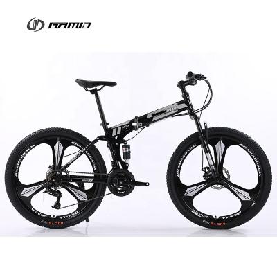 GOMID Full Suspension Folding Mountain Bike 27.5 29 Inch Rim Aluminum Alloy Fork Suspension Bicicletas Bisiklet OEM