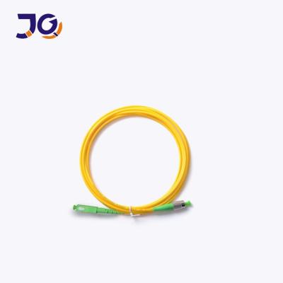 Cabo de remendo da fibra ótica do PVC do LC SC/UPC SC/APC G652D G657A