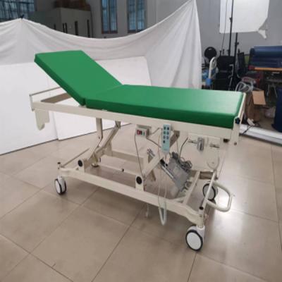 Cama de exame ginecológico automático Caixa de couro PVC de alta densidade colchão sentado equipamento médico durável