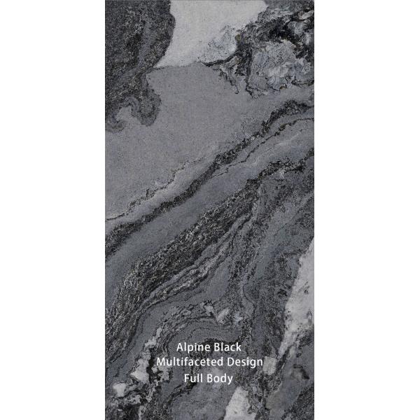 12MM Polished Finish Stone Imitation Texture Modern Marble Tile For Room Inside(D5-L18709)