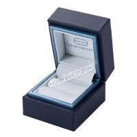 Custom Luxury Jewelry Box PU Leather With Elegant Design For Rings