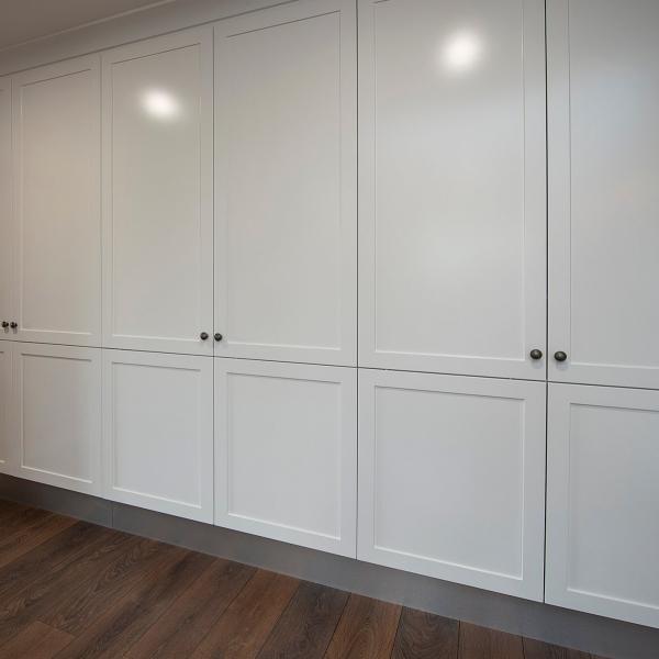 Modular RTA OAK Solid Wood Kitchen Cabinet White Shaker Wooden Furniture Set