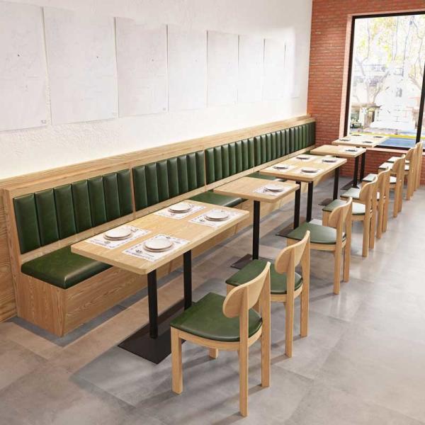 Commercial Use Restaurant Sofa Booth Sets Fast Food U Shape Sofa