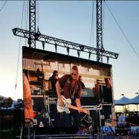 Aluguel de tela de palco LED Aluguel de tela de fundo LED Full Color P3.91mm LED Display Publicitário à prova d'água Aluguel ao ar livre