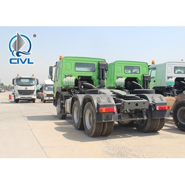 Double Sleepers Prime Mover Truck , 10 Wheels Tractor Truck Euro2 336 HP Tractor Truck
