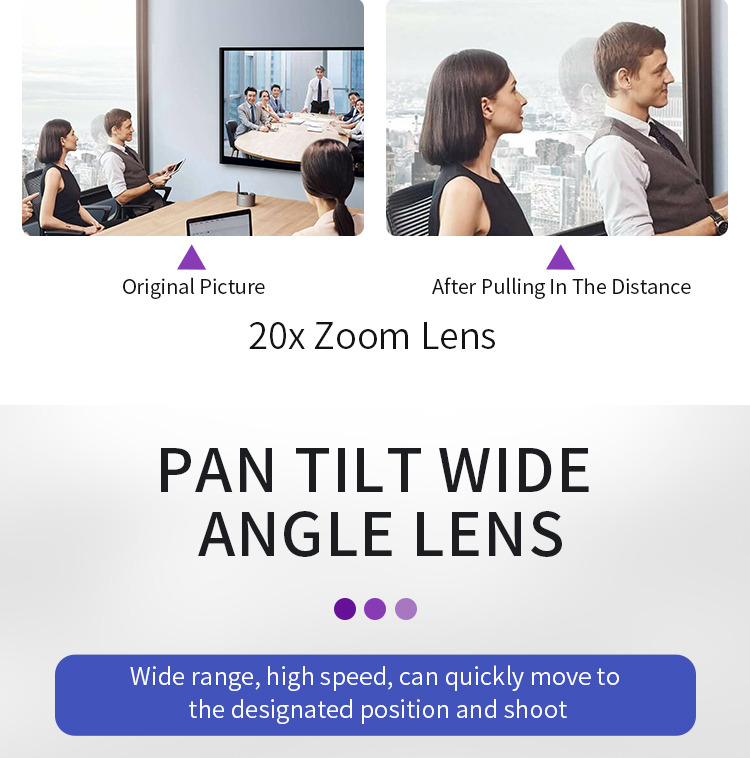 Conference Room Meeting Solution SQ-HD60U Camera Durable High Definition Video Teleconference Camera