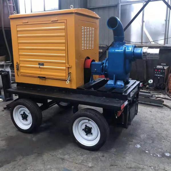 Self Priming Diesel Engine Sewage Water Pump for Agriculture Irrigation and Remote Monitoring 8 Inch Diameter