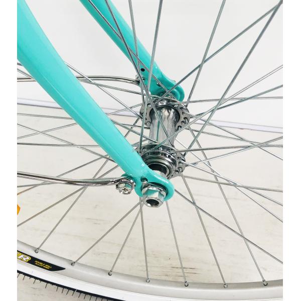 700C Hi-Ten Steel Frame USA OEM Women City Bike with 7 Speeds and Aluminum Alloy Rims