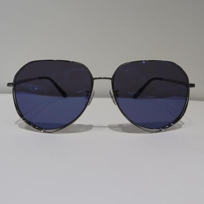 Piloto unisex Polarized Sunglasses Round do metal não reflexivo