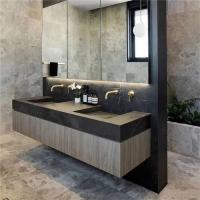Single Sink Vanity Mirror Solid Wood Bathroom Vanity OEM ODM