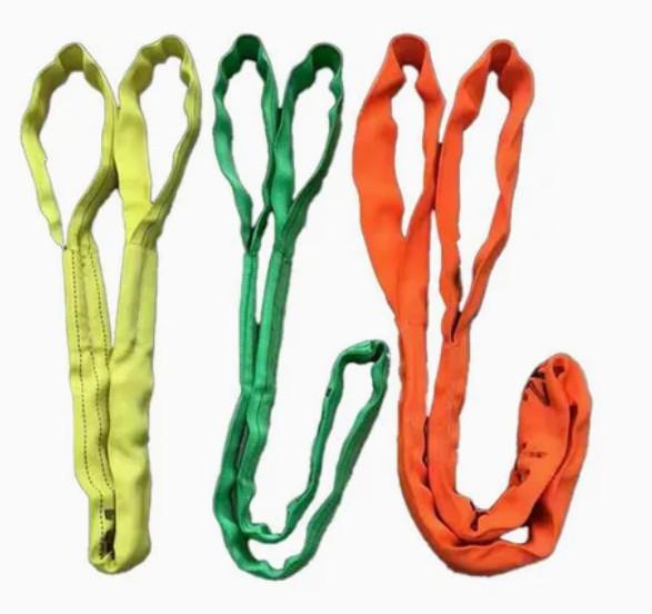 2 Tonne Eye & Eye Polyester Round Slings Heavy-Duty Lifting Solutions 1-10m Lengths