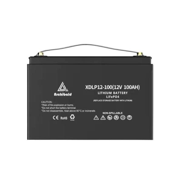 Solar Rv Marine 12v Lifepo4 Battery 100ah Rechargeable