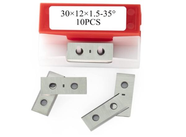100% Tungsten Carbide Woodturning Tools 10pcs 30×12×1.5mm-35°