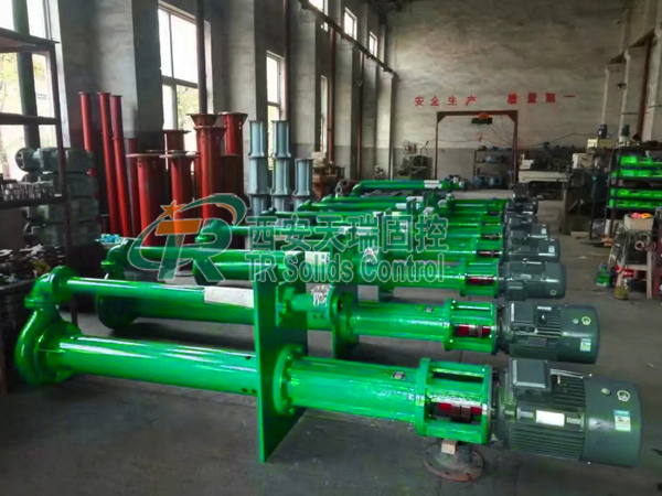 Long shaft submersible slurry pump Длинный насос Slurry погружающийся вала для горизонтального дирекционного сверля мотора 55KW привел в действие