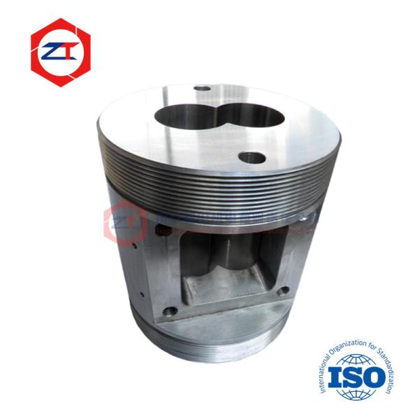 45# and W6Mo5Cr4V2 Material Extruder Nitrided Twin Screw Barrel Durable For Food Machine