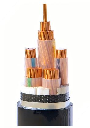 Cable de alimentación con aislamiento de PVC, alambre de acero con cinta blindada, cable de alimentación eléctrica con cubierta de PVC