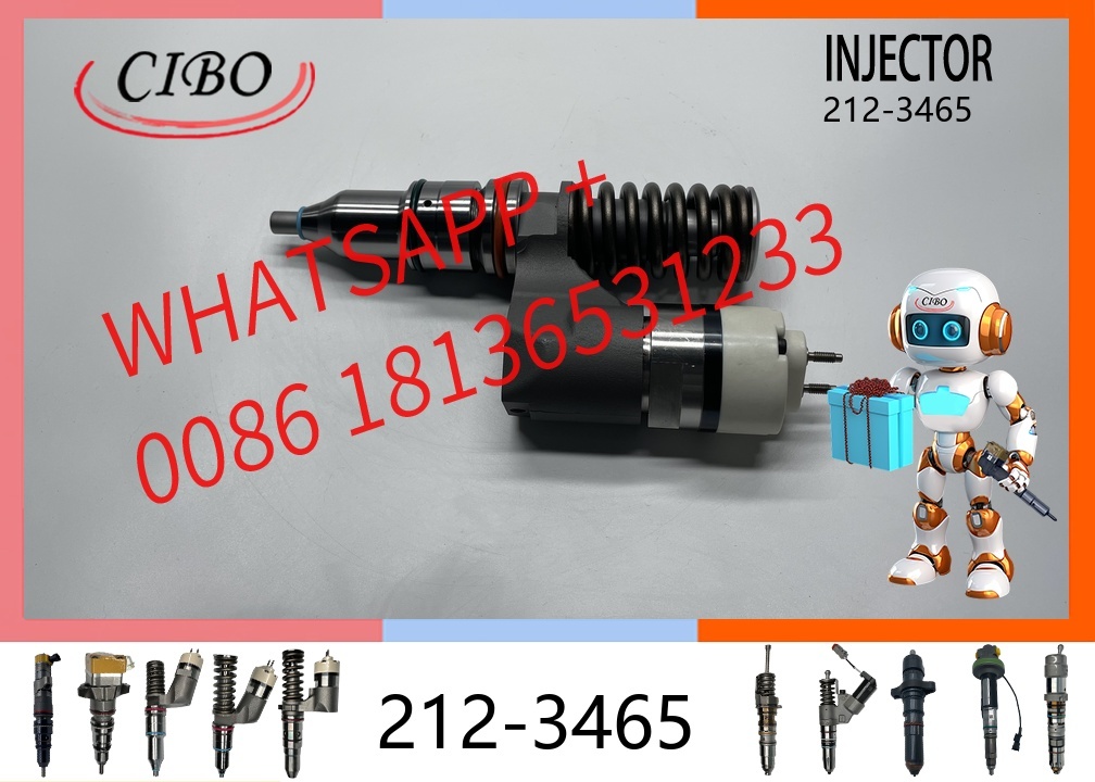 original 212-3465 10R-0961 350-7555 Diesel Engine Fuel Injector For  Excavator C12 original new injector
