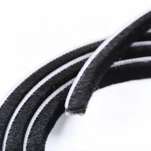 100%PP Material Weather Strip Accessories for Dust-proof Sliding Doors BLACK/GRAY/BROWN/WHITHE/OTHER Colors