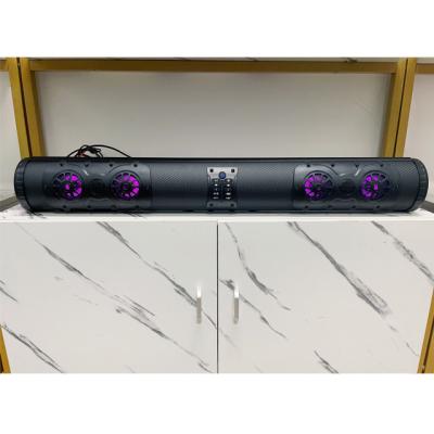 Amplified ATV UTV Golf Cart BT Connector 8 Golf Cart Speaker Soundbar Waterproof With LED Lighting