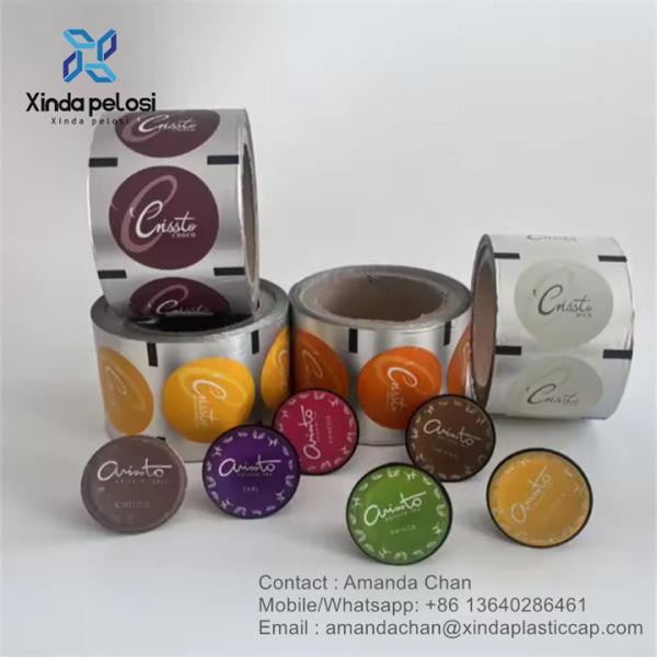 Фабрика оптом Алюминиевая фольга уплотнительная крышка чай парафильм Алюминиевые крышки для чая