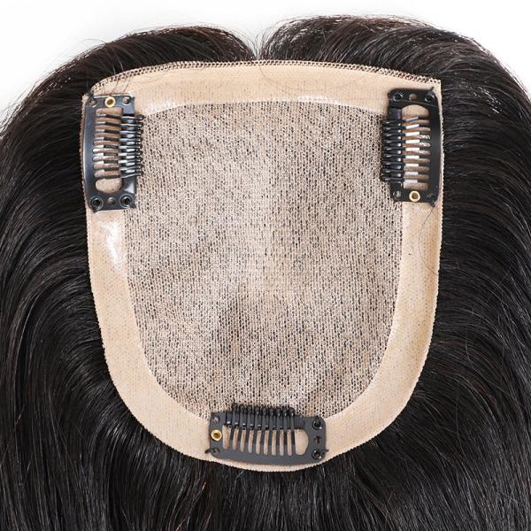 Women's Toupee with Heavy Density Thin Skin Straight Style Full Hand Made Technique
