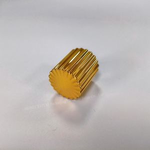 Round Metallica Perfume Bottle Caps Durable Gold Plating