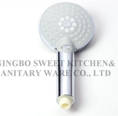 Classic model ABS material swtich-on chrome plating shower head hand shower rain shower sanitary ware accessories