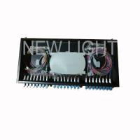 Le support a monté 48 la fibre du tableau de connexion des fibres du port LC 1U 48 OM3/OM4 à plusieurs modes de fonctionnement