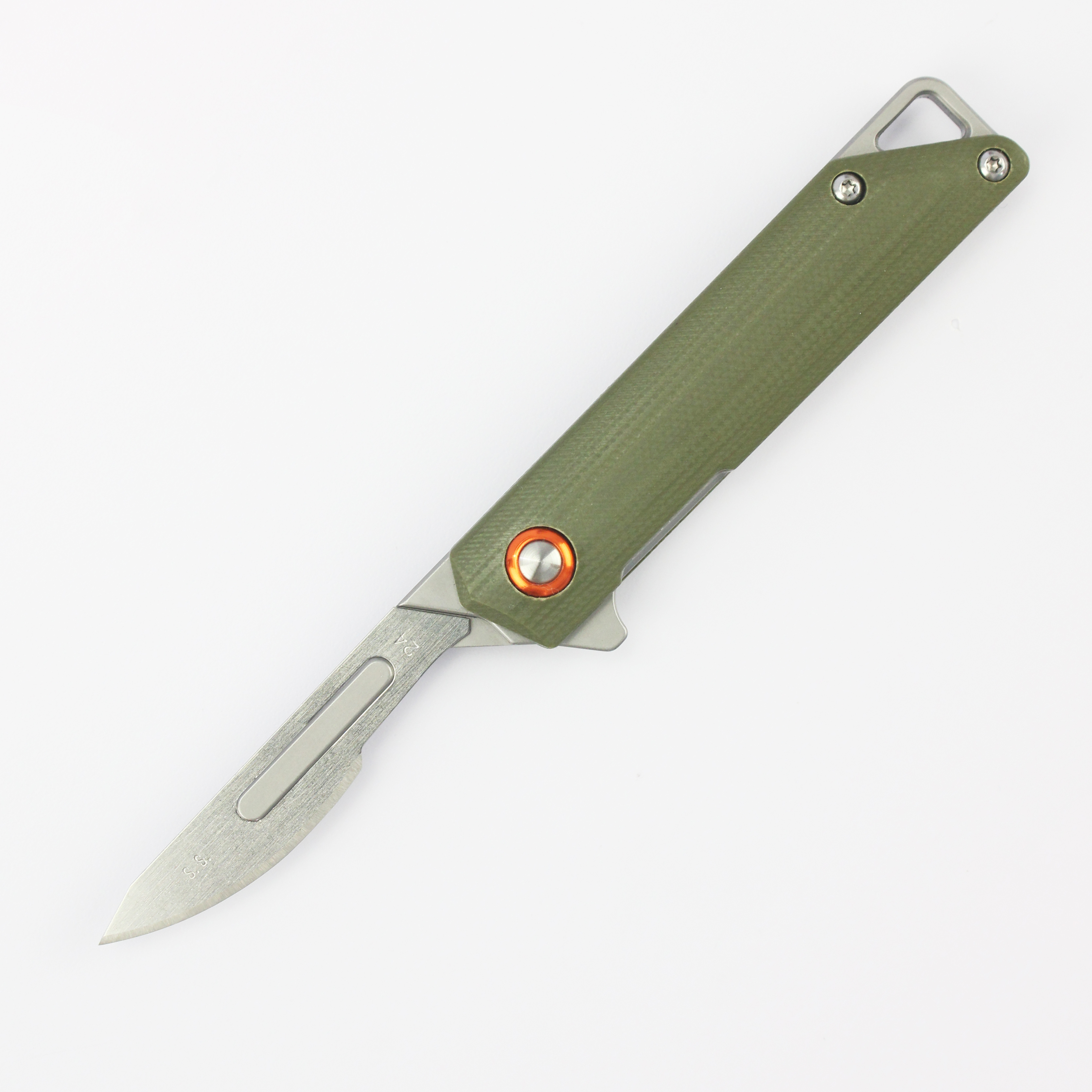 Scalpel Factory Direct Sales with G10 Handle Carbon Steel Folding Knife
