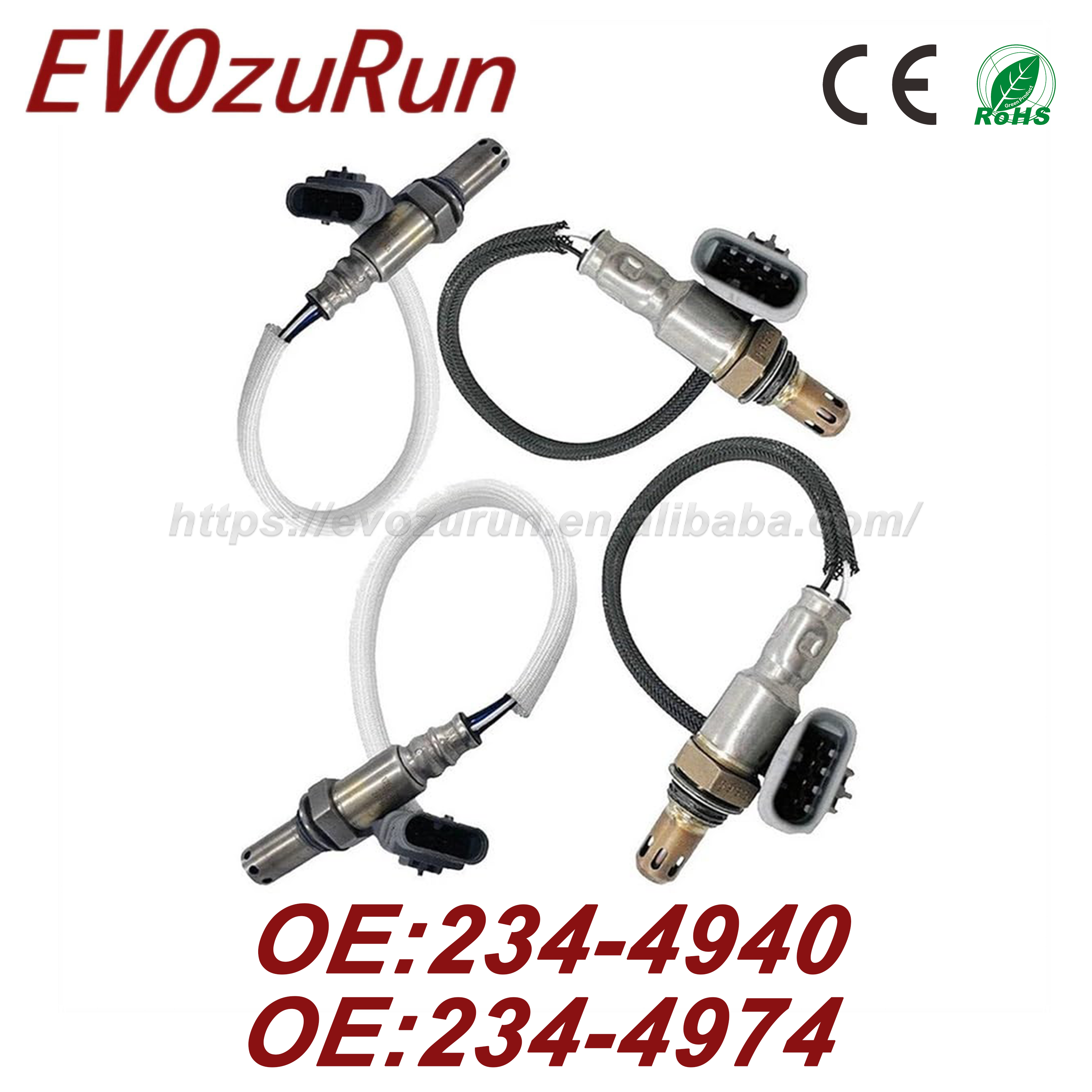4PCS Oxygen O2 Sensor Upstream Downstream 234-4940 234-4974 for Chevrolet Silverado 1500 GMC Sierra 1500 2014-2019 4.3L 5.3L