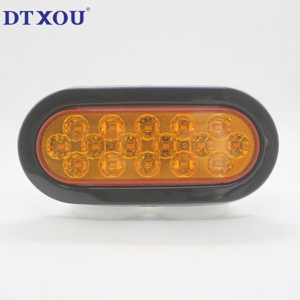 Truck Trailer 6 Inch Oval White Red Yellow Cargo Light for 12V Truck External Lights