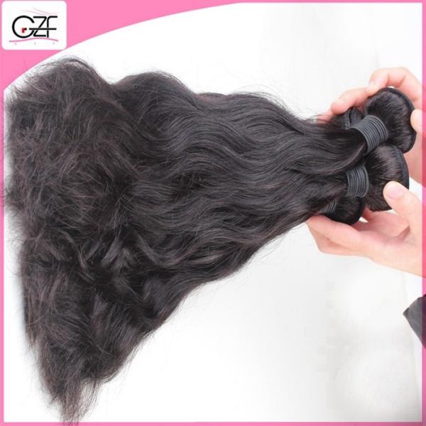 Hot Selling Virgin Indian Remy Wavy Hair Natural Wave Top Grade Indian Virgin Hair Bundle
