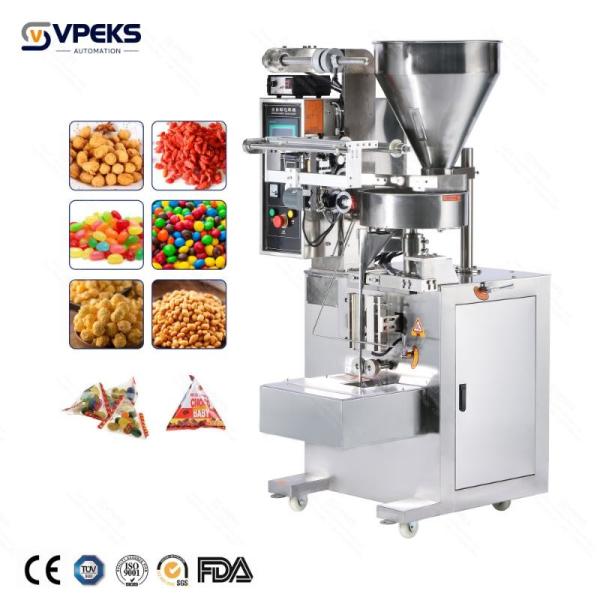 Triangle Bag Granule Pouch Packing Machine 40-90mm 22-220ml