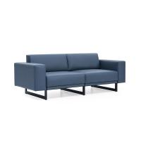 Sofa de bureau modulaire en cuir